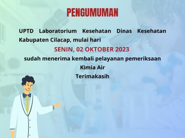 Pelayanan Pemeriksaan Kimia Air